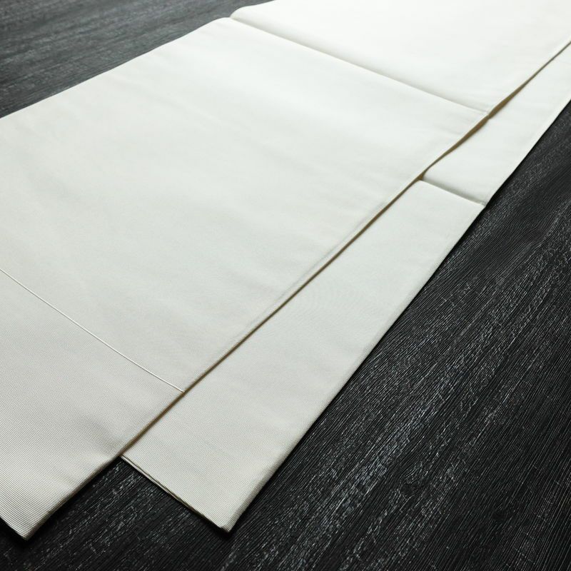袋帯 太鼓柄 一般用 正絹 花柄 帯 上品 白_画像7