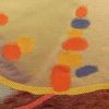 袋帯 太鼓柄 一般用 正絹 幾何学柄・抽象柄 帯 黄・黄土色_画像4