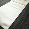 名古屋帯 太鼓柄 正絹 古典柄 名古屋仕立て 銀糸 白_画像6