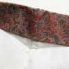 小紋 紬地 美品 胴抜き仕立て しつけ糸付き 正絹 幾何学柄・抽象柄 身丈165cm 裄丈67cm 茶_画像18