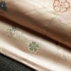 名古屋帯 六通柄 正絹 古典柄 名古屋仕立て 桜 紅葉 ピンク_画像6
