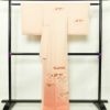 付け下げ 良品 正絹 古典柄 袷仕立て 身丈165.5cm 裄丈67.5cm 箔 フォーマル ピンク_画像2