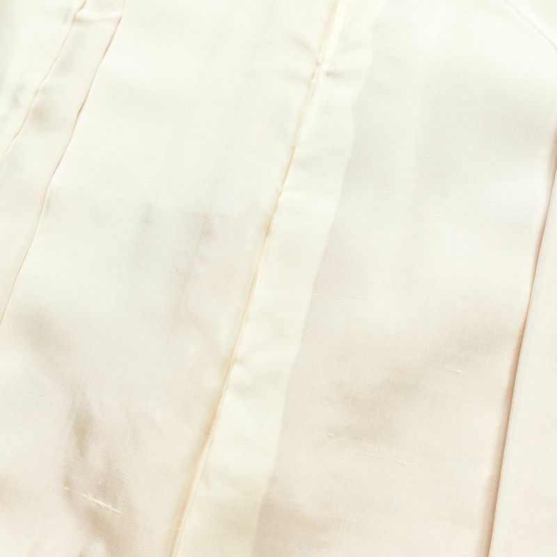 小紋 しつけ糸付き 縮緬 付下小紋 正絹 古典柄 袷仕立て 身丈157.5cm 裄丈64cm ピンク_画像17