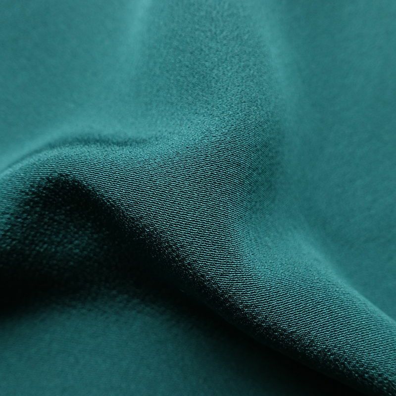 色無地 しつけ糸付き 縮緬 一つ紋付き 正絹 無地 袷仕立て 身丈163.5cm 裄丈66.5cm 共八掛 緑・うぐいす色_画像21