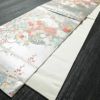 袋帯 プラチナ箔 六通柄 フォーマル用 正絹 古典柄 箔 花車 金・銀_画像9