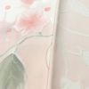小紋 しつけ糸付き 正絹 花柄 袷仕立て 身丈159.5cm 裄丈66cm ピンク_画像9