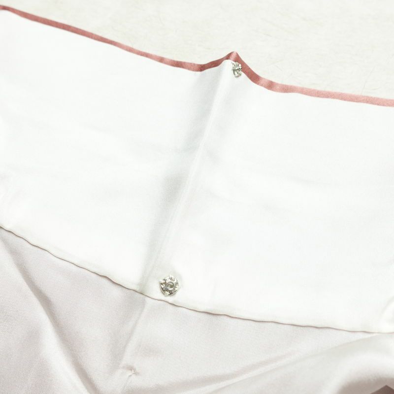 訪問着 正絹 古典柄 袷仕立て 身丈163.5cm 裄丈64.5cm 箔 金彩 ピンク_画像20