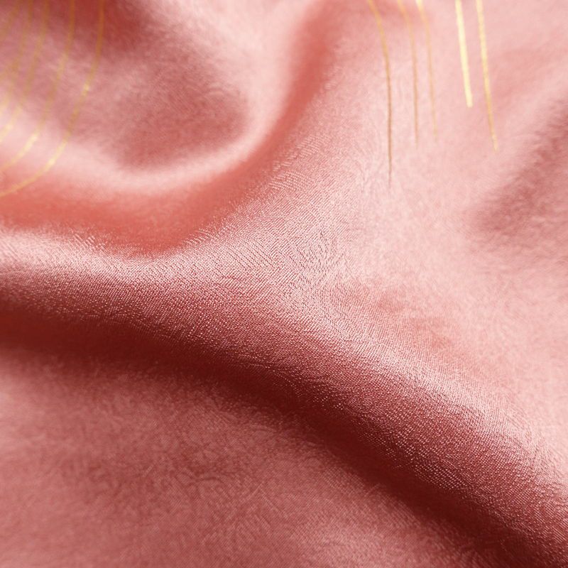 訪問着 正絹 古典柄 袷仕立て 身丈163.5cm 裄丈64.5cm 箔 金彩 ピンク_画像21