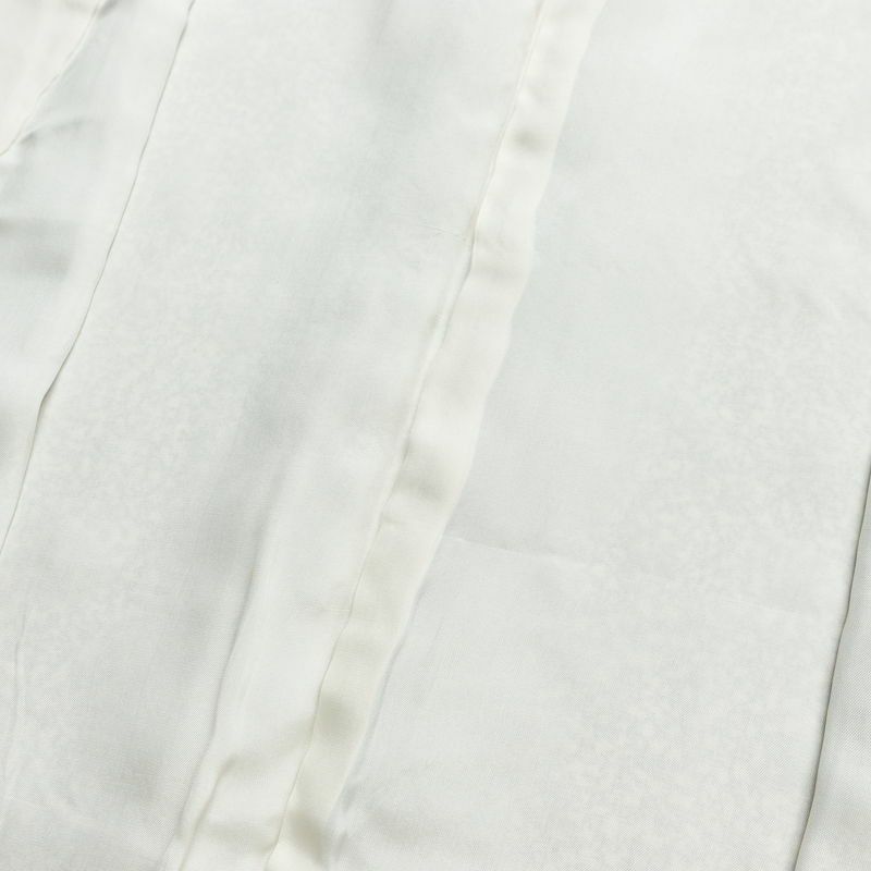 訪問着 正絹 花柄 袷仕立て 身丈162cm 裄丈67cm 箔 グレー_画像19