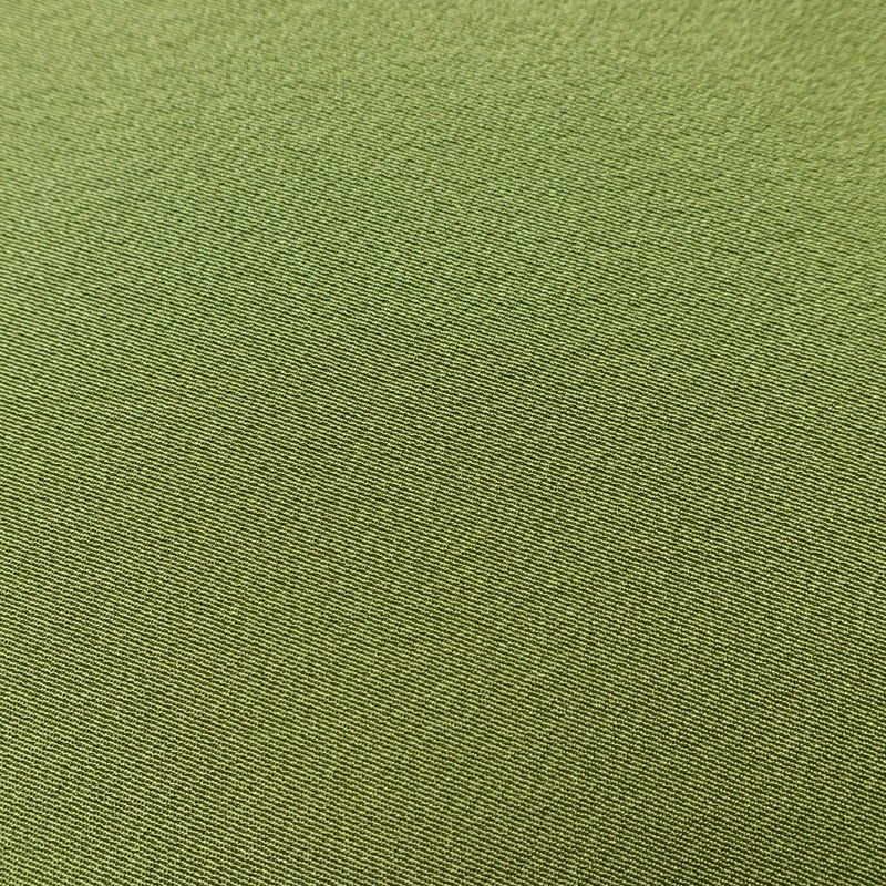 色無地 縮緬 一つ紋付き 正絹 無地 袷仕立て 身丈159cm 裄丈65.5cm 緑・うぐいす色_画像6