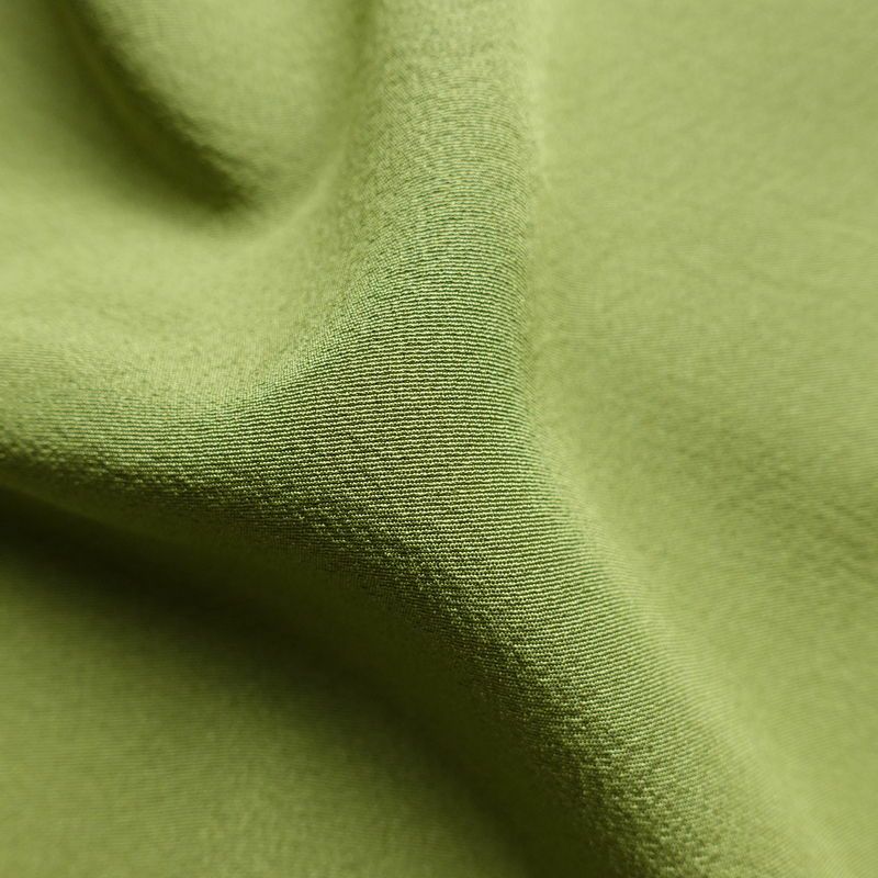 色無地 縮緬 一つ紋付き 正絹 無地 袷仕立て 身丈159cm 裄丈65.5cm 緑・うぐいす色_画像21