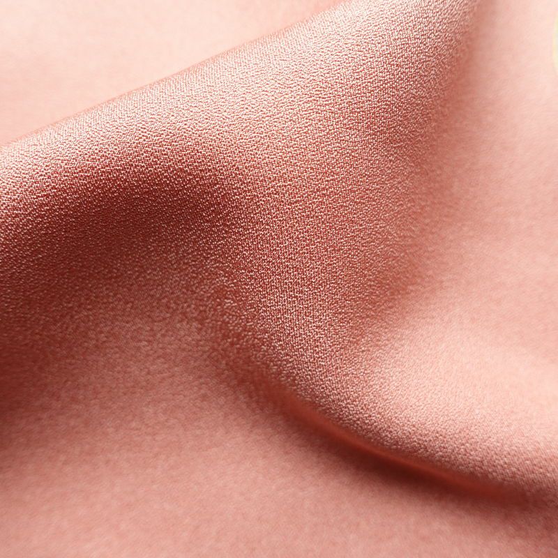 訪問着 正絹 古典柄 身丈163cm 裄丈65.5cm 箔 金彩 御所車 梅 松 菊 ピンク_画像21