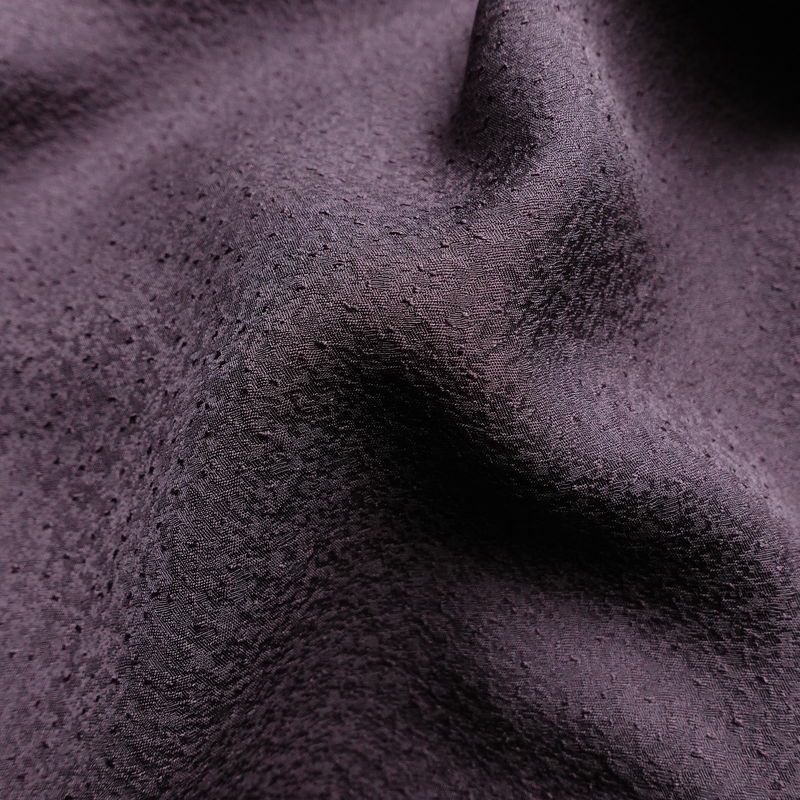 付け下げ 正絹 花柄 袷仕立て 身丈159.5cm 裄丈47cm 孔雀 紫・藤色_画像21