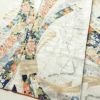 小紋 正絹 古典柄 袷仕立て 身丈165cm 裄丈65.5cm 箔 熨斗目 金彩 白_画像4