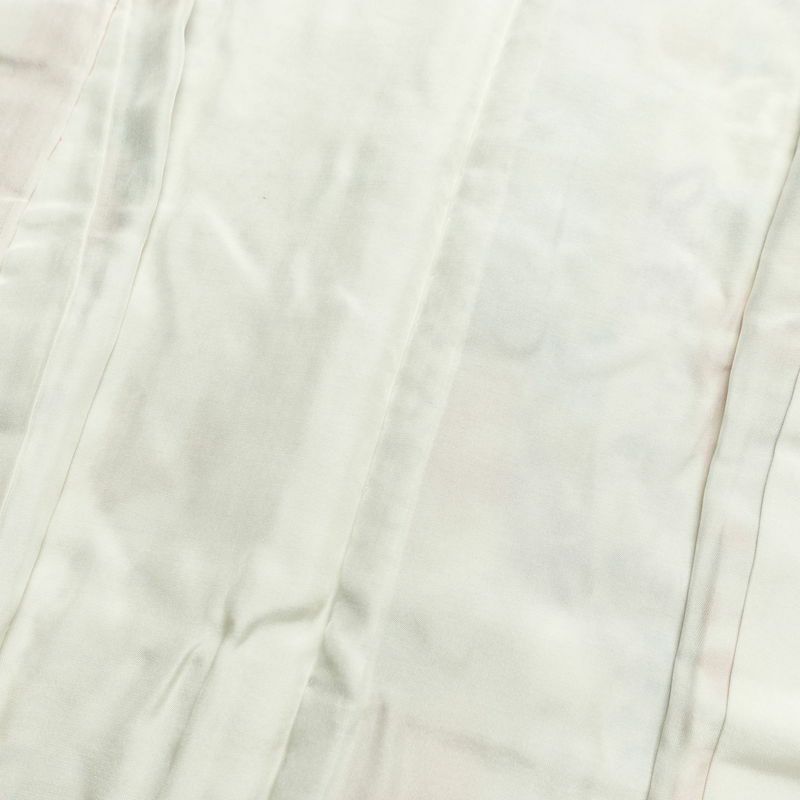 小紋 正絹 古典柄 袷仕立て 身丈165cm 裄丈65.5cm 箔 熨斗目 金彩 白_画像18