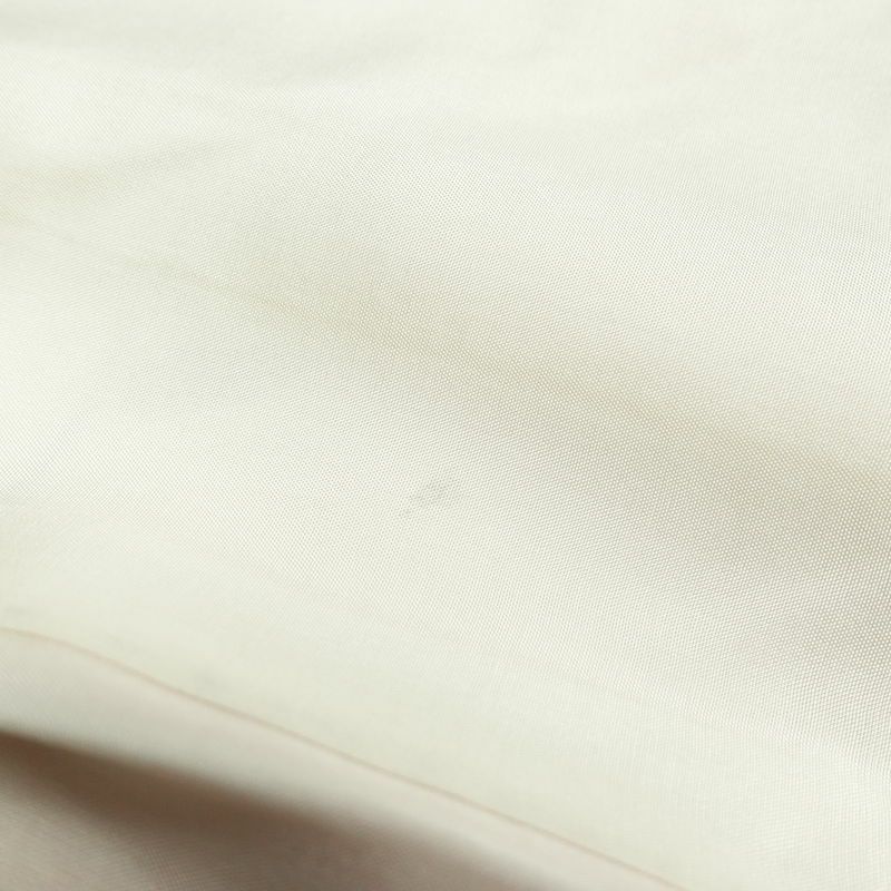 訪問着 綸子 正絹 木の葉・植物柄 袷仕立て 身丈157cm 裄丈65cm 箔 刺繍 金彩 赤・朱_画像20