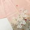訪問着 縮緬 正絹 古典柄 袷仕立て 身丈160cm 裄丈69cm 箔 梅 菊 萩 ピンク_画像6