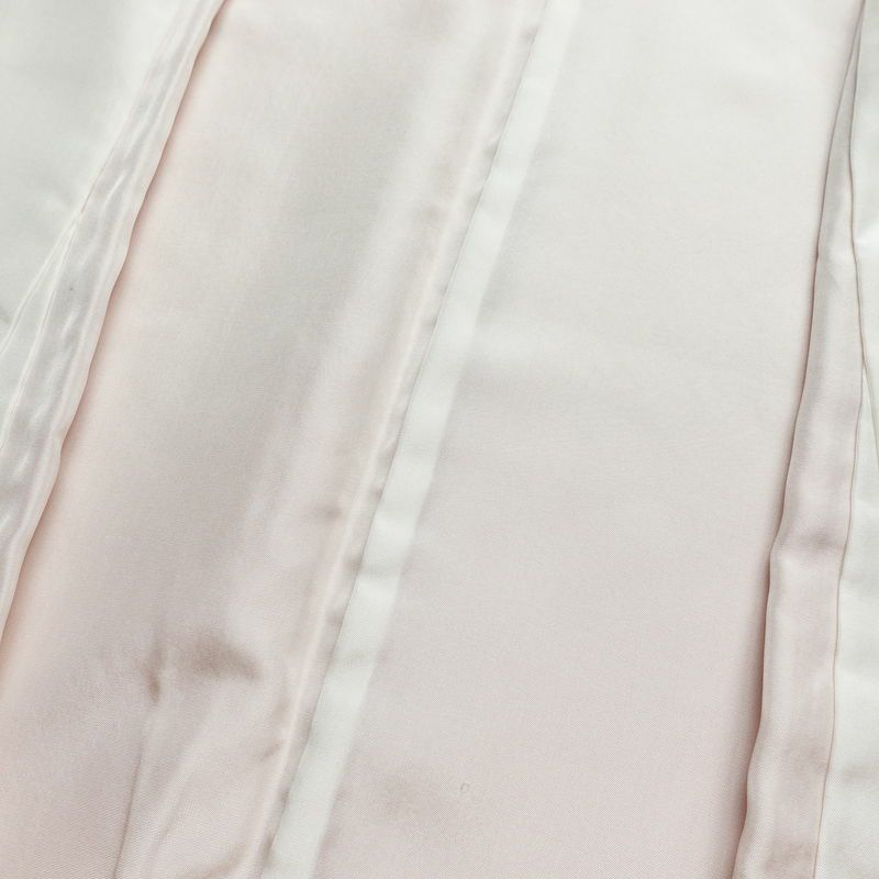 訪問着 縮緬 正絹 古典柄 袷仕立て 身丈160cm 裄丈69cm 箔 梅 菊 萩 ピンク_画像18