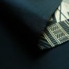 袋帯 六通柄 良品 フォーマル用 正絹 幾何学柄・抽象柄 モダン 青・紺_画像10