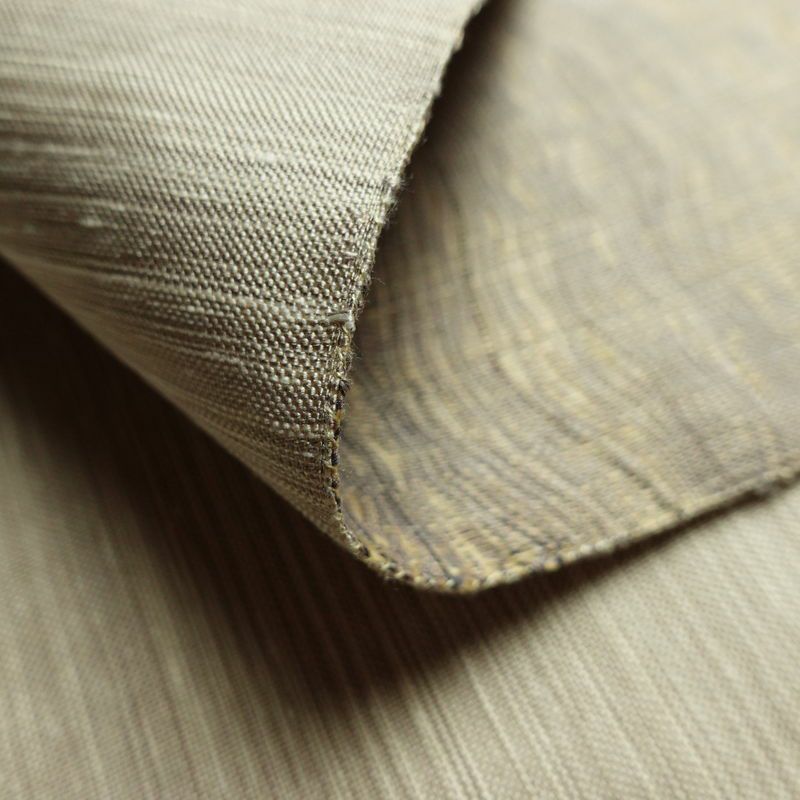 袋帯 すくい織 太鼓柄 美品 一般用 正絹 流水・波柄 ベージュ_画像10