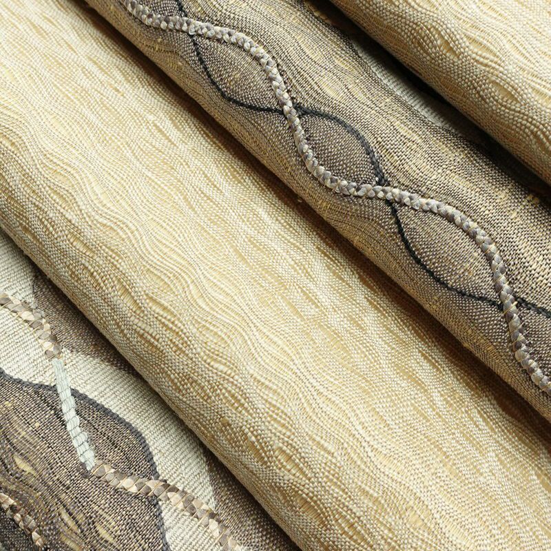 袋帯 すくい織 太鼓柄 美品 一般用 正絹 流水・波柄 ベージュ_画像17