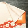 付け下げ 良品 しつけ糸付き 絞り 一つ紋付き 正絹 花柄 袷仕立て 身丈162cm 裄丈65cm ピンク_画像14