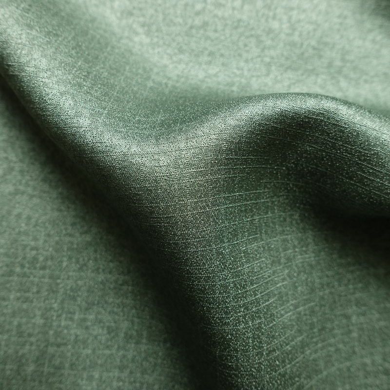 付け下げ 良品 スワトウ刺繍 正絹 古典柄 袷仕立て 身丈158cm 裄丈68.5cm 箔 刺繍 緑・うぐいす色_画像21