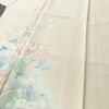 訪問着 良品 縮緬 正絹 木の葉・植物柄 袷仕立て 身丈159.5cm 裄丈67cm ベージュ_画像5
