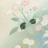 訪問着 良品 縮緬 正絹 木の葉・植物柄 袷仕立て 身丈159.5cm 裄丈67cm ベージュ_画像15