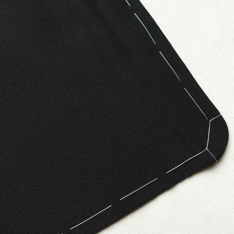 黒留袖 美品 五つ紋付き 桃山蒔絵 落款入り しつけ糸付き 縮緬 正絹 古典柄 袷仕立て 身丈170.5cm 裄丈70.5cm 箔 金彩 黒_画像15