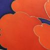 名古屋帯 太鼓柄 金駒刺繍 正絹 花柄 名古屋仕立て 箔 金彩 青・紺_画像5