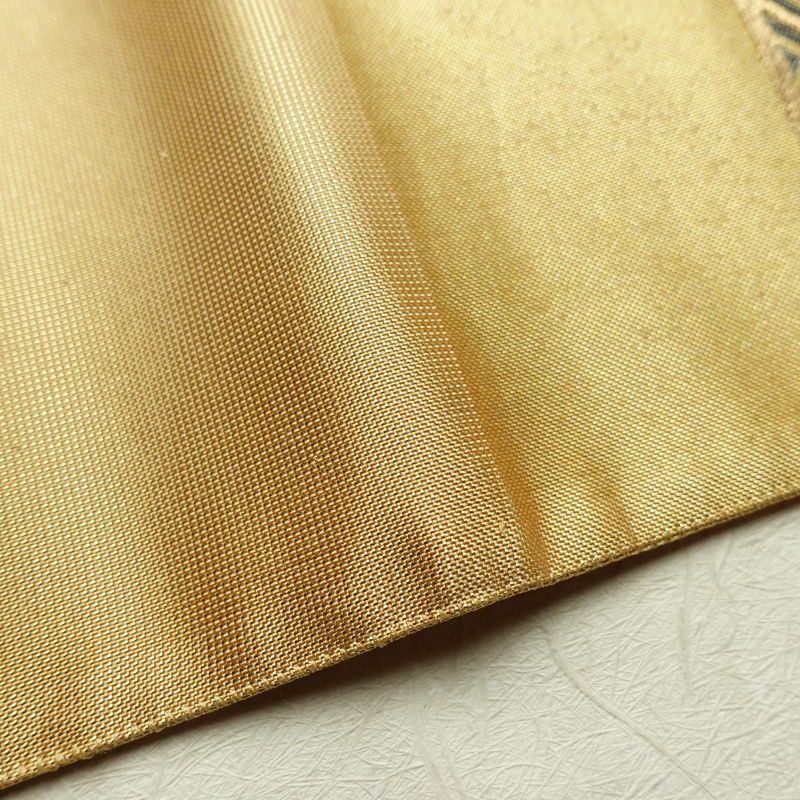 袋帯 鏤金 六通柄 美品 フォーマル用 正絹 古典柄 箔 金糸 帯 金・銀_画像17