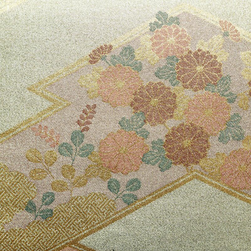 袋帯 六通柄 美品 フォーマル用 正絹 古典柄 金糸 銀糸 帯 金・銀_画像2