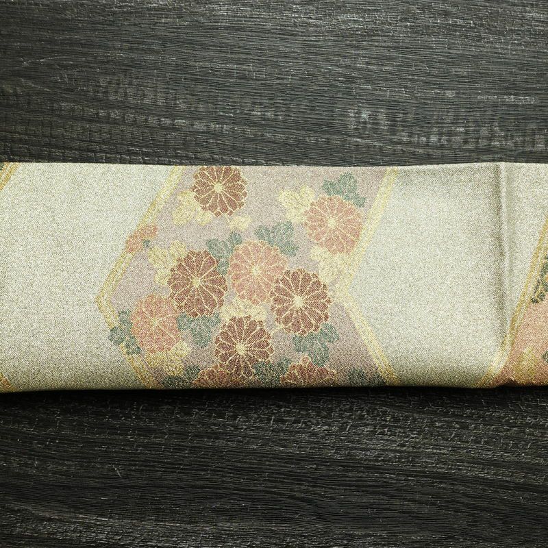 袋帯 六通柄 美品 フォーマル用 正絹 古典柄 金糸 銀糸 帯 金・銀_画像15