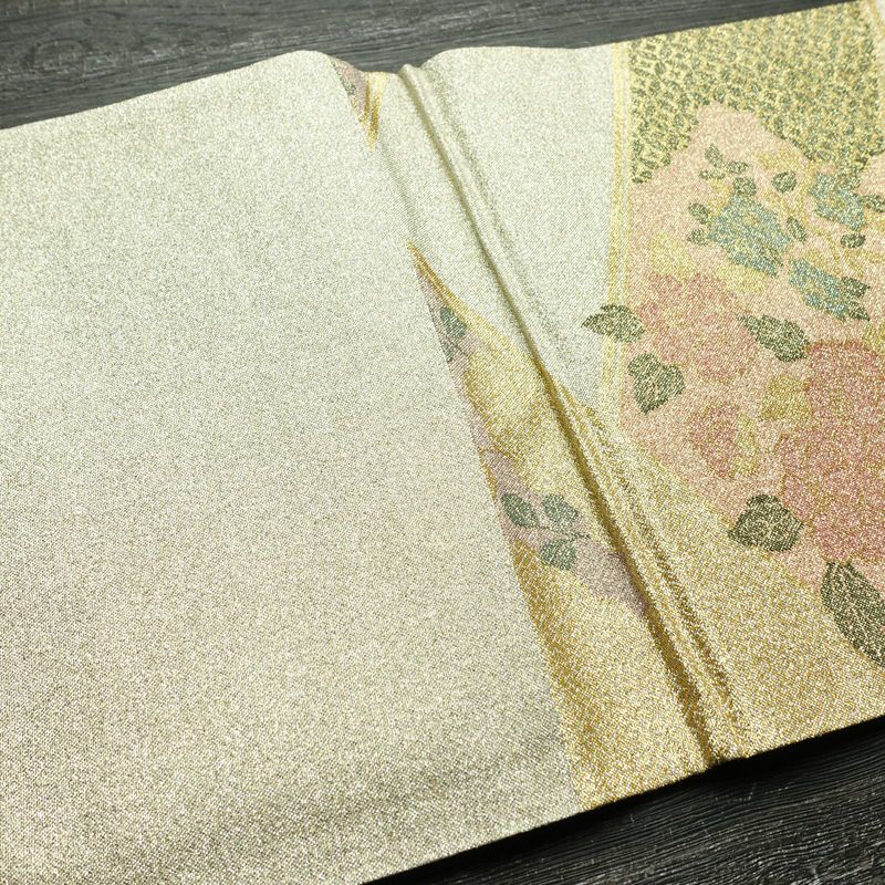 袋帯 六通柄 美品 フォーマル用 正絹 古典柄 金糸 銀糸 帯 金・銀_画像16