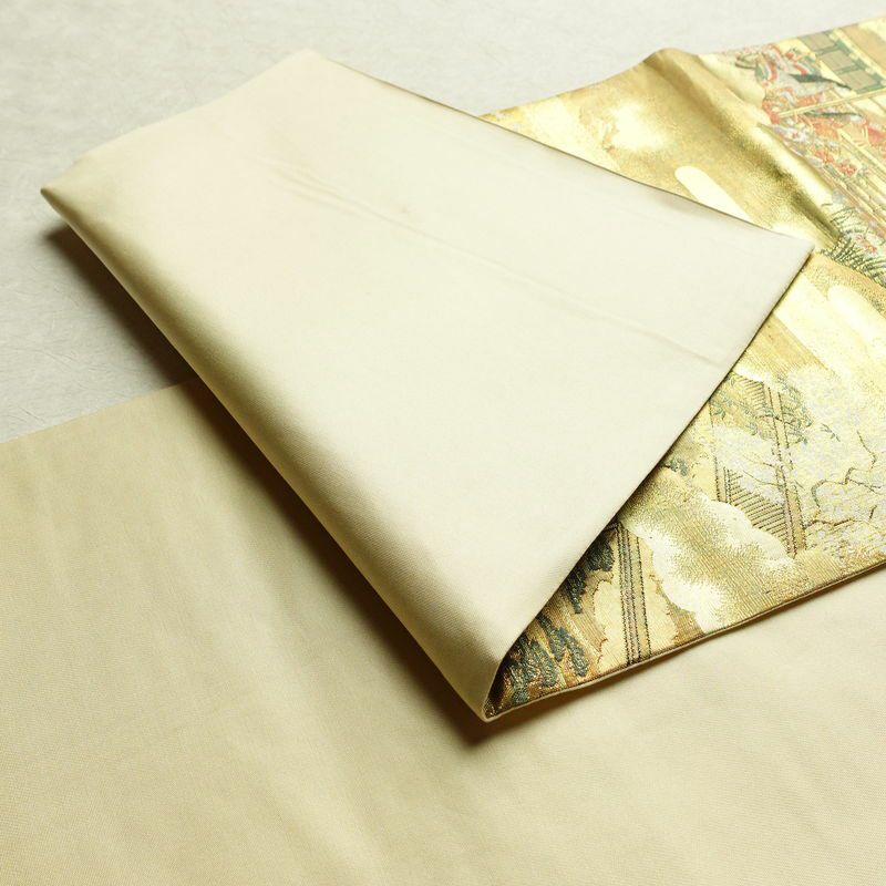 袋帯 太鼓柄 フォーマル用 正絹 人物・動物柄 箔 帯 金・銀_画像8