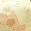 袋帯 全通柄 フォーマル用 正絹 花柄 箔 金糸 帯 クリーム_画像4