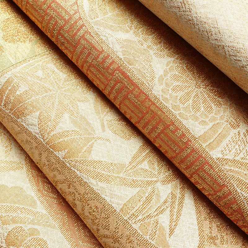 袋帯 六通柄 フォーマル用 正絹 古典柄 箔 金糸 帯 白_画像20