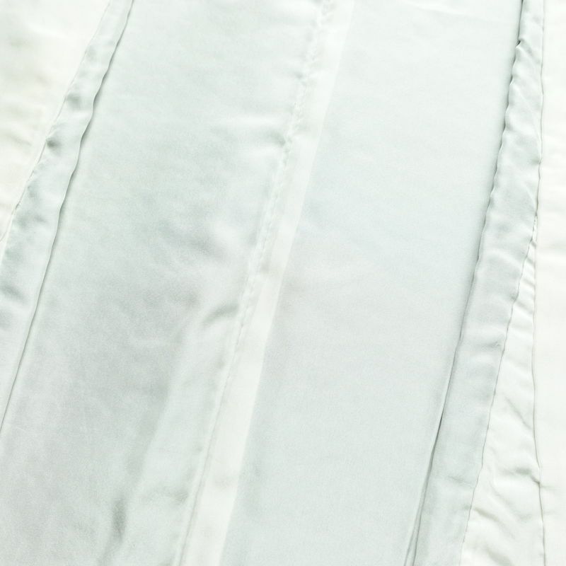 小紋 しつけ糸付き ポリエステル 古典柄 袷仕立て 身丈161.5cm 裄丈65cm 着物 緑・うぐいす色_画像17