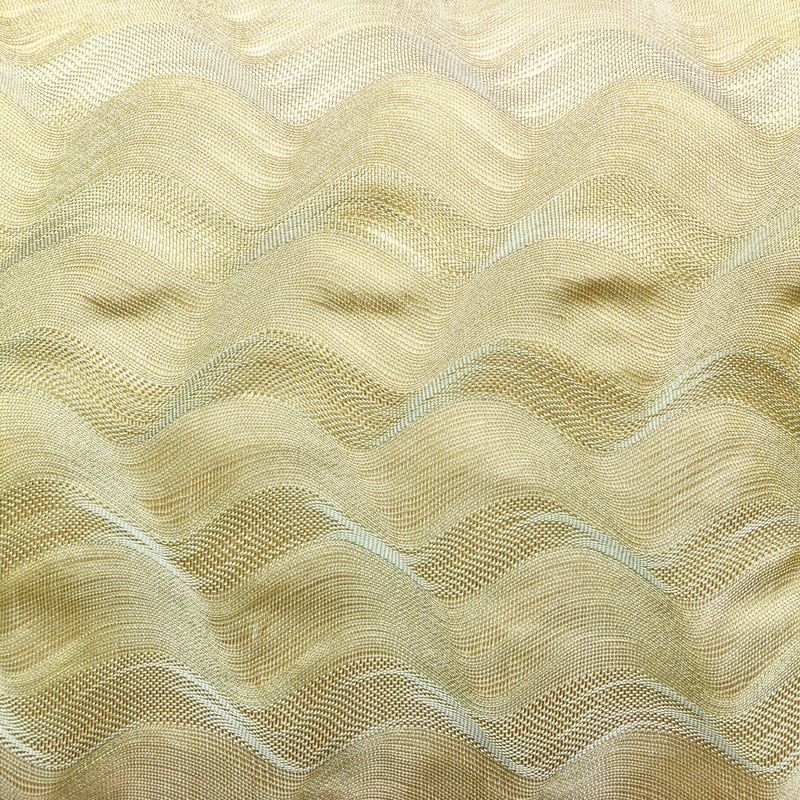 袋帯 六通柄 良品 フォーマル用 正絹 流水・波柄 金糸 帯 金・銀_画像2