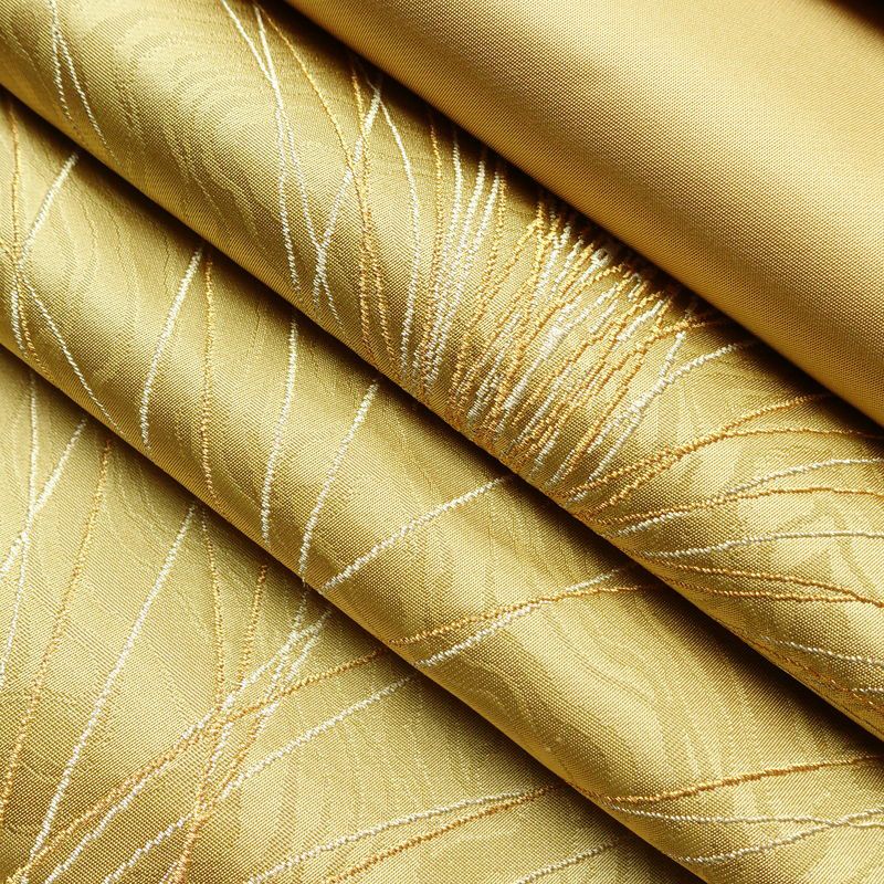 袋帯 清映彩薫風 六通柄 良品 フォーマル用 正絹 幾何学柄・抽象柄 金糸 帯 黄・黄土色_画像20