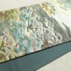袋帯 六通柄 リバーシブル フォーマル用 正絹 風景柄 箔 帯 緑・うぐいす色_画像10