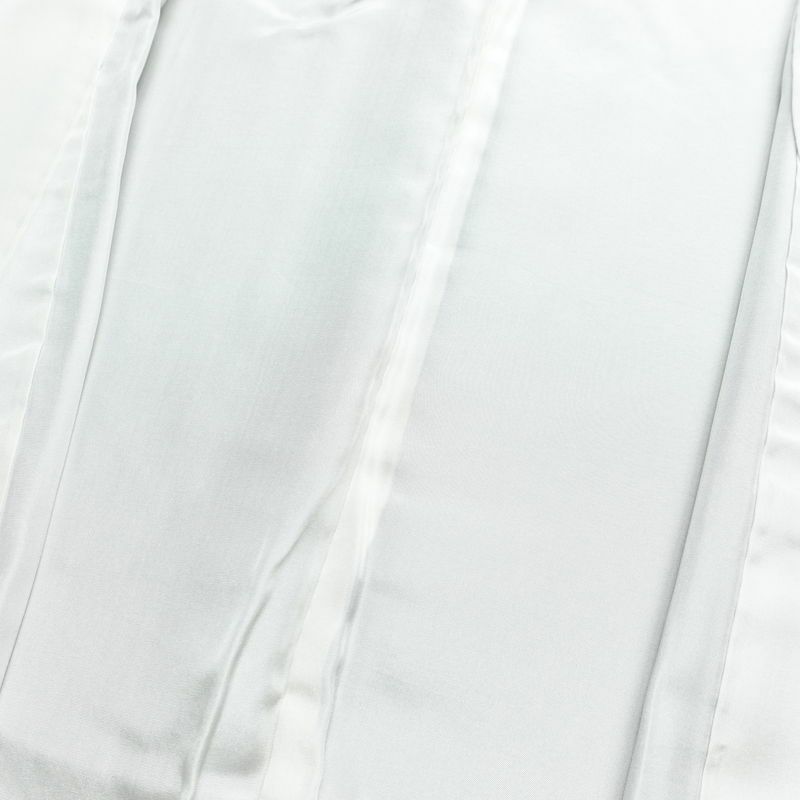 付け下げ 美品 綸子 正絹 その他の柄 袷仕立て 身丈159.5cm 裄丈65cm 一部しつけ糸付き 共八掛 フォーマル 着物 緑・うぐいす色_画像18