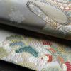 袋帯 西域錦繍文 六通柄 良品 フォーマル用 正絹 花柄 金通し 金糸 帯 牡丹鼠色 紫・藤色_画像7