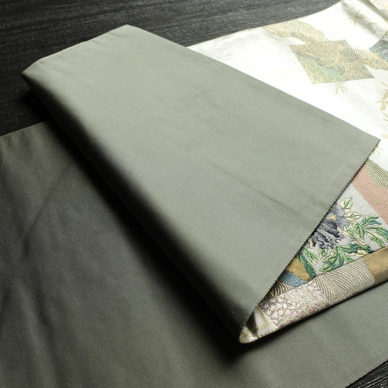 袋帯 六通柄 フォーマル用 正絹 古典柄 箔 刺繍 帯 金・銀_画像10