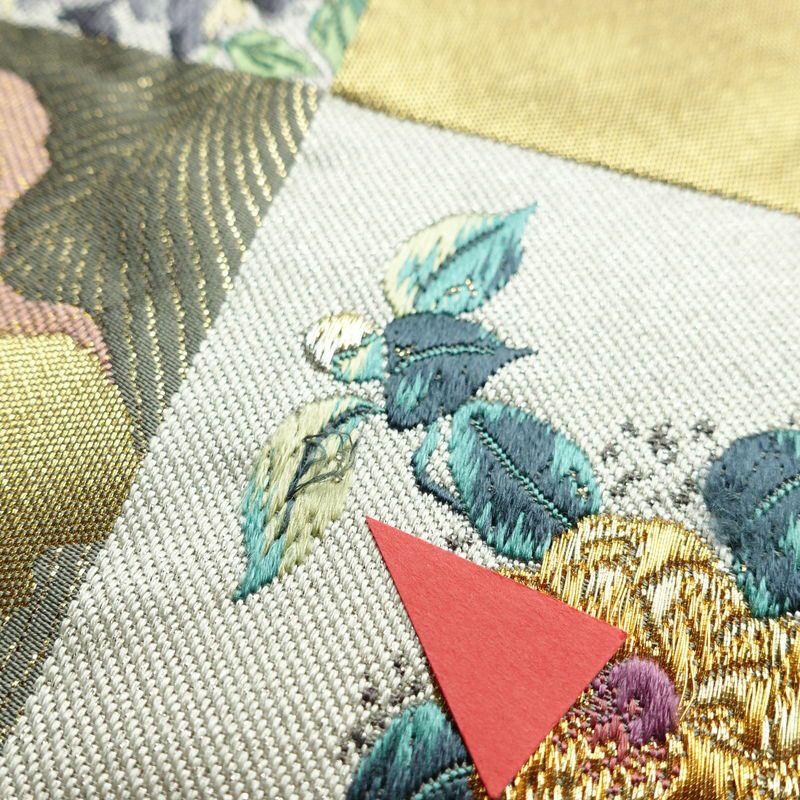 袋帯 六通柄 フォーマル用 正絹 古典柄 箔 刺繍 帯 金・銀_画像16