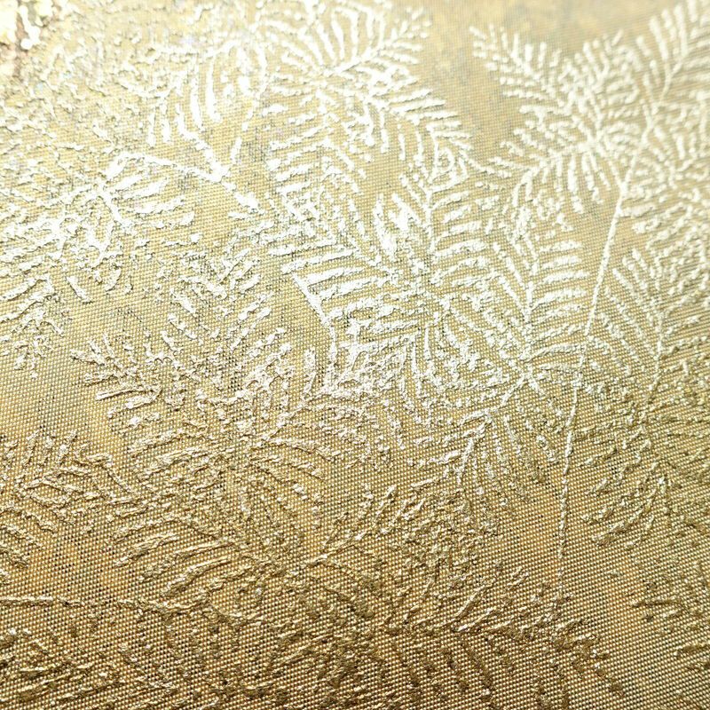 袋帯 太鼓柄 良品 フォーマル用 正絹 古典柄 箔 金彩 帯 金・銀_画像6