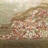 袋帯 六通柄 フォーマル用 正絹 幾何学柄・抽象柄 箔 金通し 帯 ベージュ_画像2