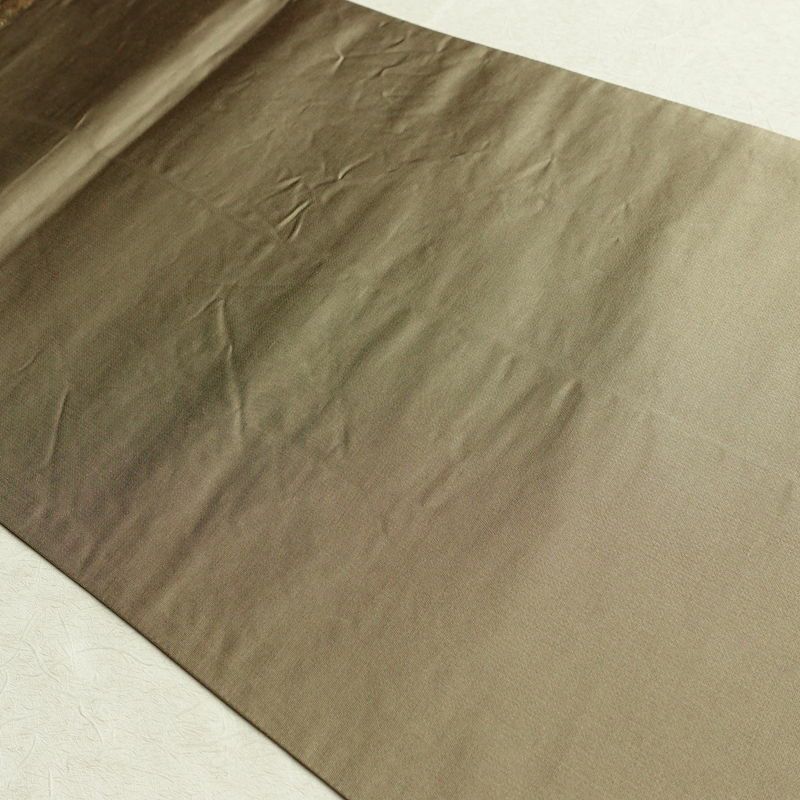 袋帯 六通柄 フォーマル用 正絹 幾何学柄・抽象柄 箔 金通し 帯 ベージュ_画像16