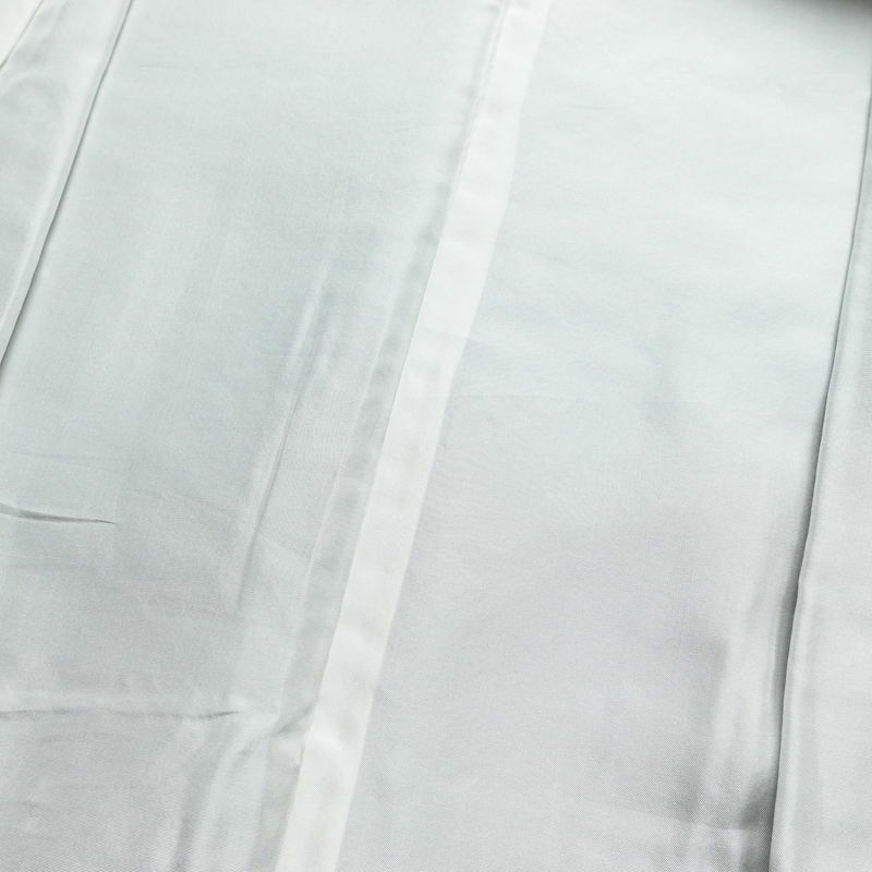 紬 良品 飛び柄 正絹 木の葉・植物柄 袷仕立て 身丈162cm 裄丈68.5cm 着物 緑・うぐいす色_画像18